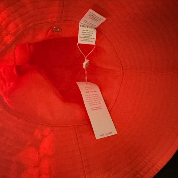 Lilly Pulitzer Vibrant Orange Bucket Hat - Picture 5 of 8